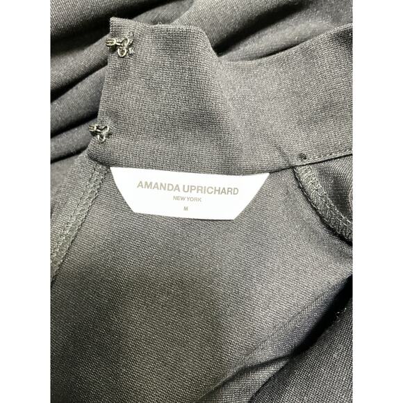 Amanda Uprichard X Revolve 'Davina' Black Rayon Jumpsuit Size M - Picture 4 of 5